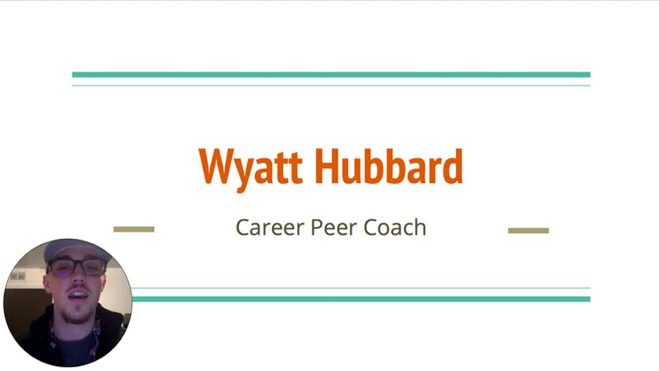 Wyatt Hubbard, CASNR Peer Career Coach