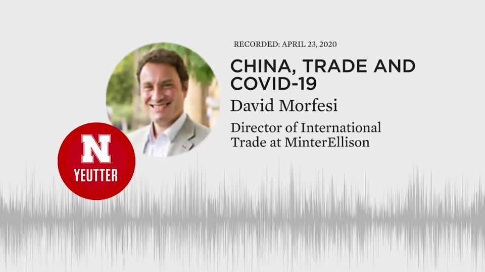 "China, Trade and Covid-19" featuring David Morfesi