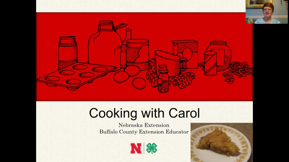 Cooking with Carol - Mom's Quick Apple Pie