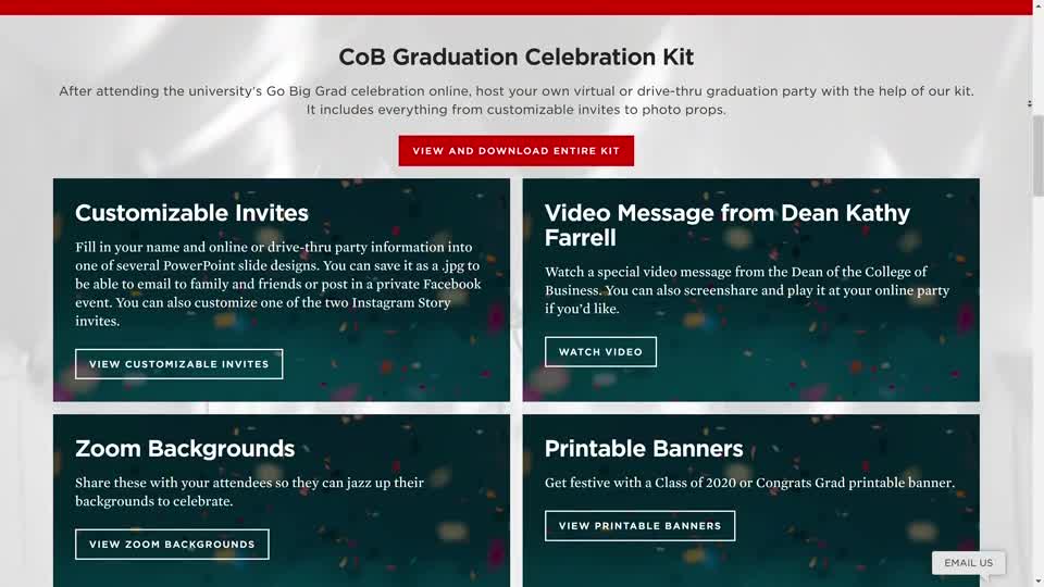 CoB Graduation Celebration Kit 