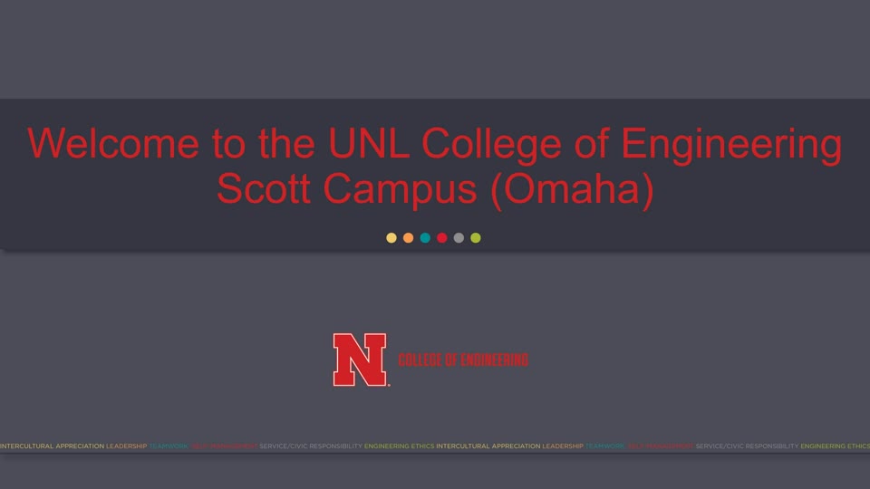 College of Engineering Enrollment Day Presentation 2020 - Scott Campus