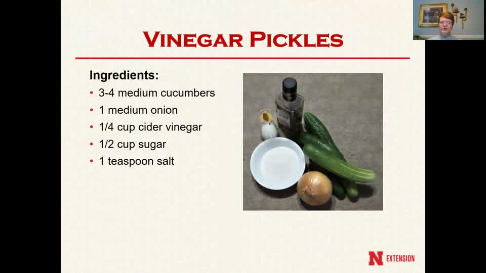 Cooking with Carol - Vinegar Pickles