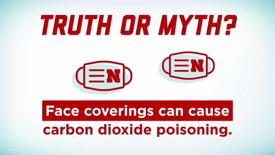  Husker Health Tips: Face Coverings and Carbon Dioxide