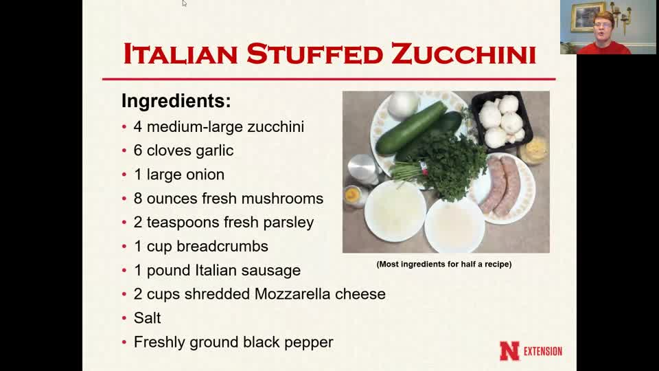 Cooking with Carol - Italian Stuffed Zucchini