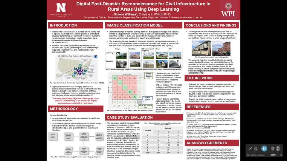 Digital Post-Disaster Reconnaissance for Civil Infrastructure in Rural Areas Using Deep Learning
