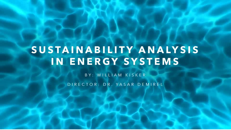 Sustainability Analysis in Energy Systems Overview