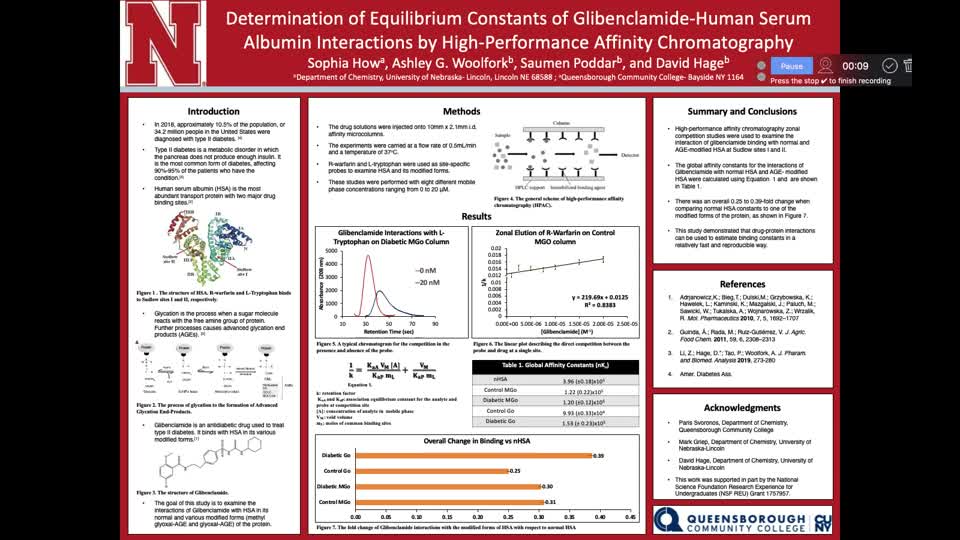 Determination of Equilibrium Constants of Glibenclamide-Human Serum Albumin Interactions by High-Performance Affinity Chromatography