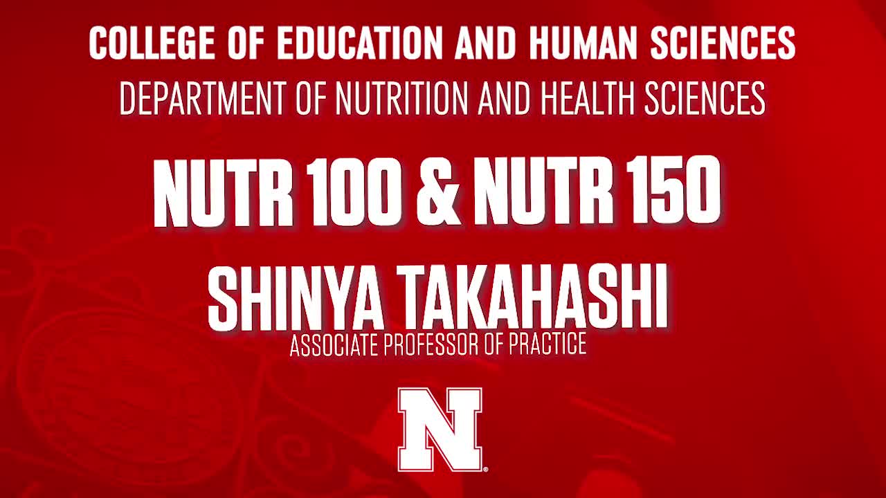 College of Education & Human Sciences 2020 NSE Welcome - Nutrition 100 and Nutrition 105