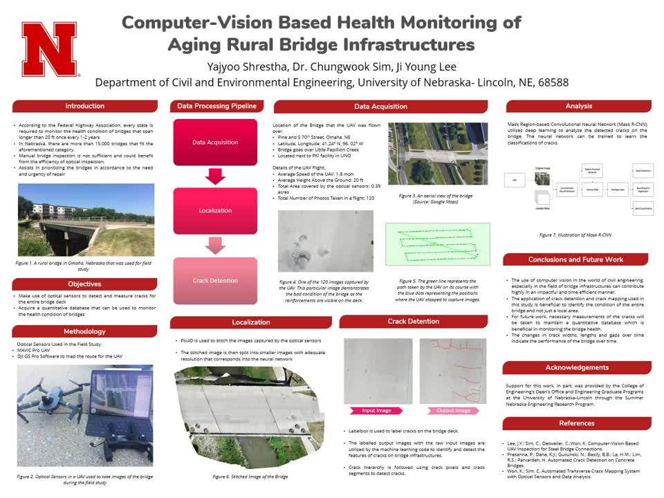 Computer Vision-Based Health Monitoring of Aging Rural Bridge Infrastructures