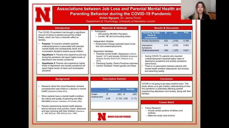 Associations Between Job Loss and Parental Mental Health and Parenting Behavior During the COVID-19 Pandemic 