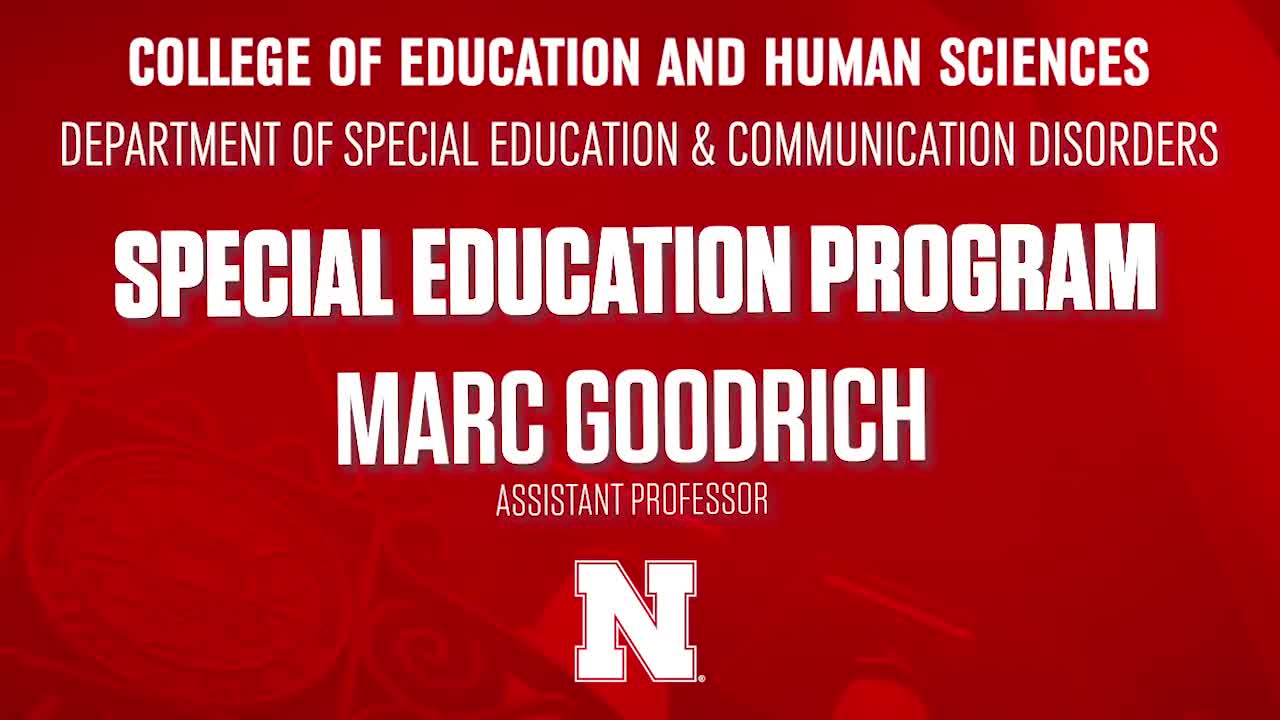 College of Education & Human Sciences 2020 NSE Welcome - Special Education Program