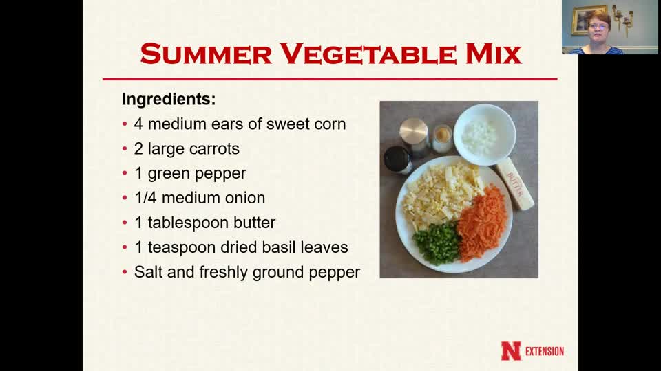 Cooking with Carol - Summer Vegetable Mix