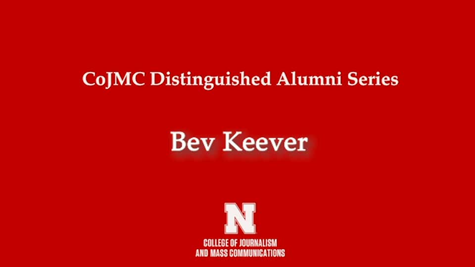 CoJMC Distinguished Alumni Series: Bev Keever