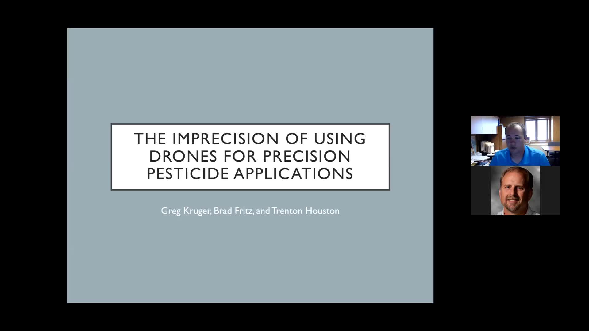 The Imprecision of Using Drones for Precision Pesticide Applications 