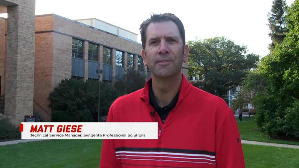 Turfgrass & Landscape Management alumnus Matt Giese