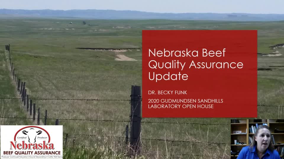 Nebraska Beef Quality Assurance Update
