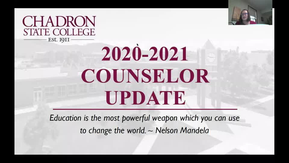 Counselor Update - September 15 (State Colleges/EducationQuest)