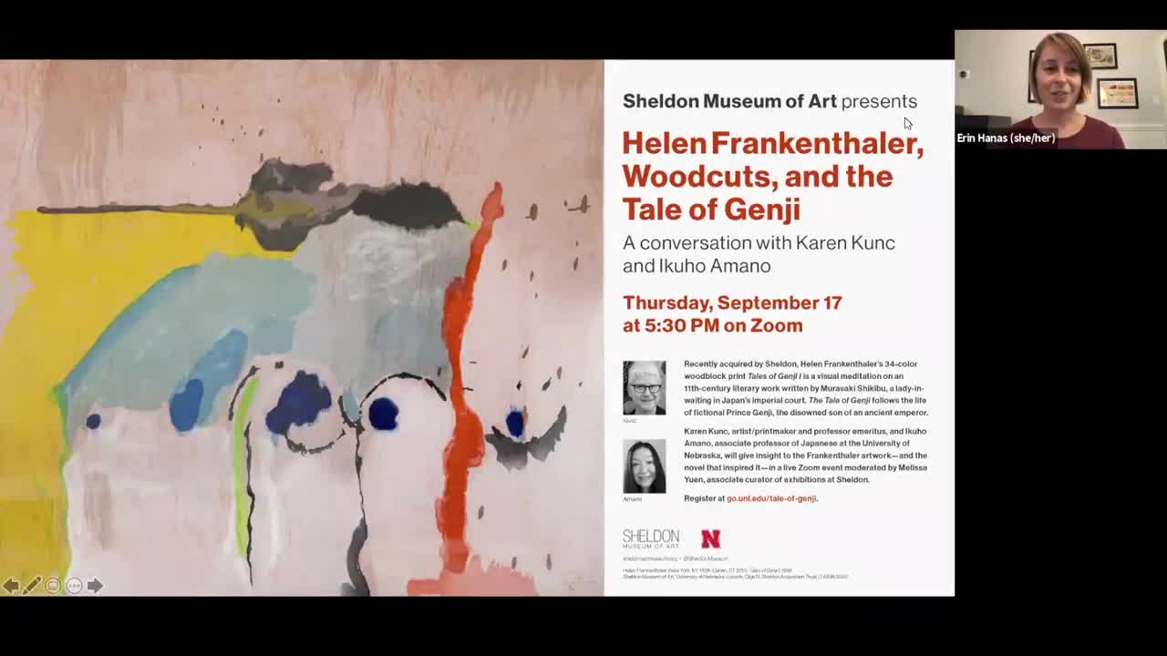Helen Frankenthaler, Woodcuts, and the Tale of Genji