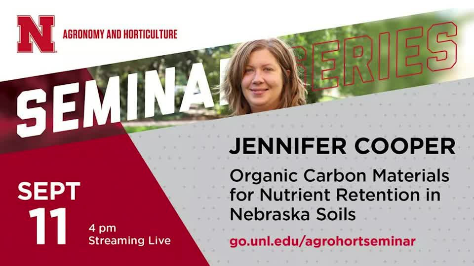 Organic Carbon Materials for Nutrient Retention in Nebraska Soils