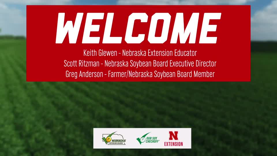 1 - Welcome to the 2020 Soybean Management Field Days