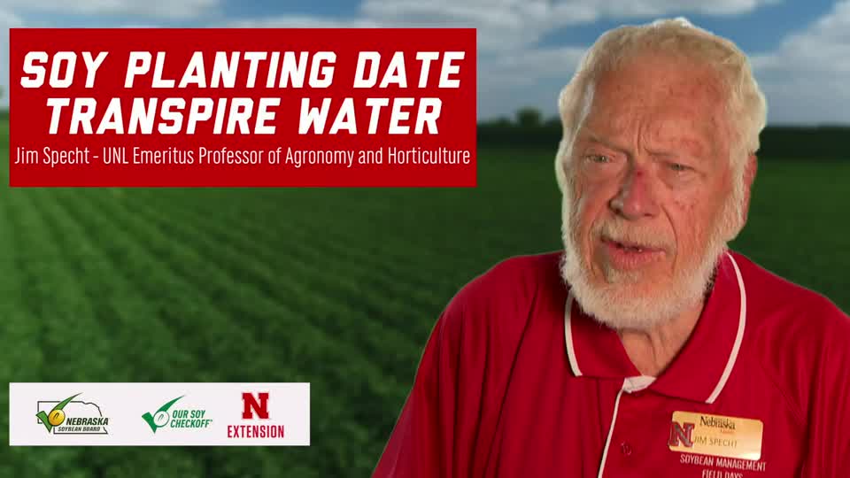 16 -  2020 Soybean Management Field Days - Soy Planting Date – Transpire Water