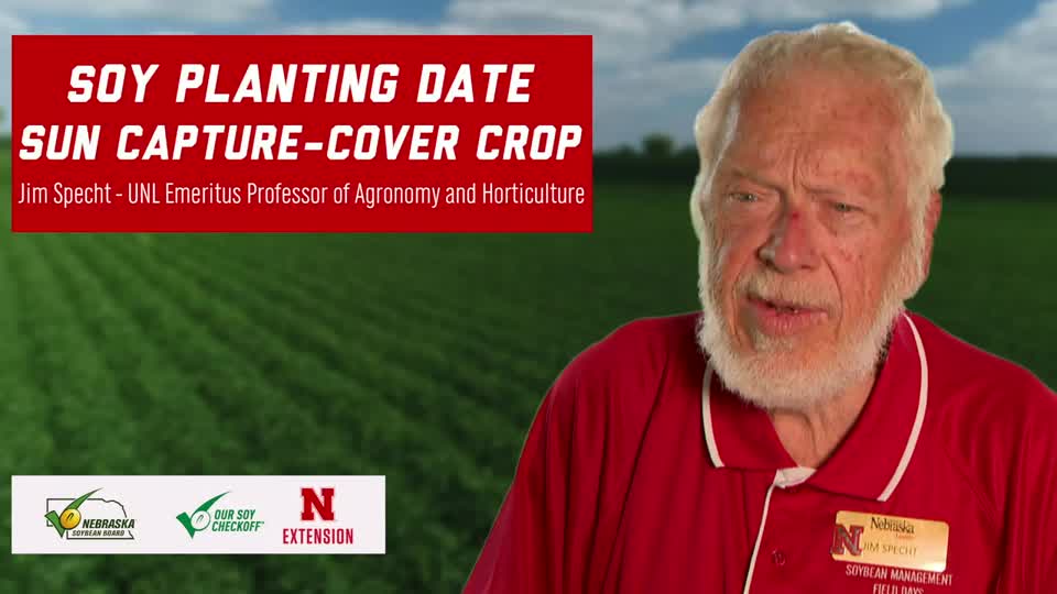 15 - 2020 Soybean Management Field Days - Soy Planting Date – Sun Capture - Cover Crop 