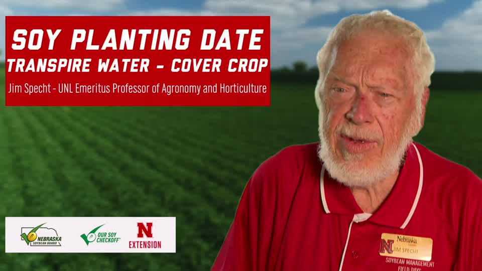 17 - 2020 Soybean Management Field Days - Soy Planting Date – Transpire Water- Cover Crop 