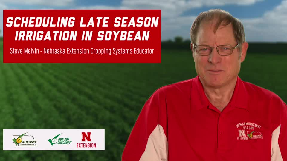 28 - 2020 Soybean Management Field Days - 26 - Scheduling Late Season Irrigation in Soybean