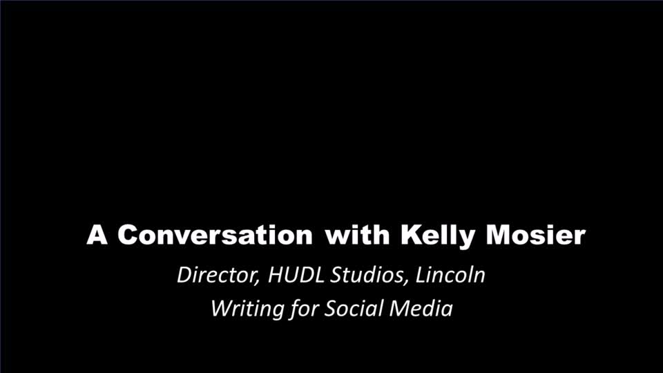 Kelly Mosier, Director of HUDL Studios, Social Media