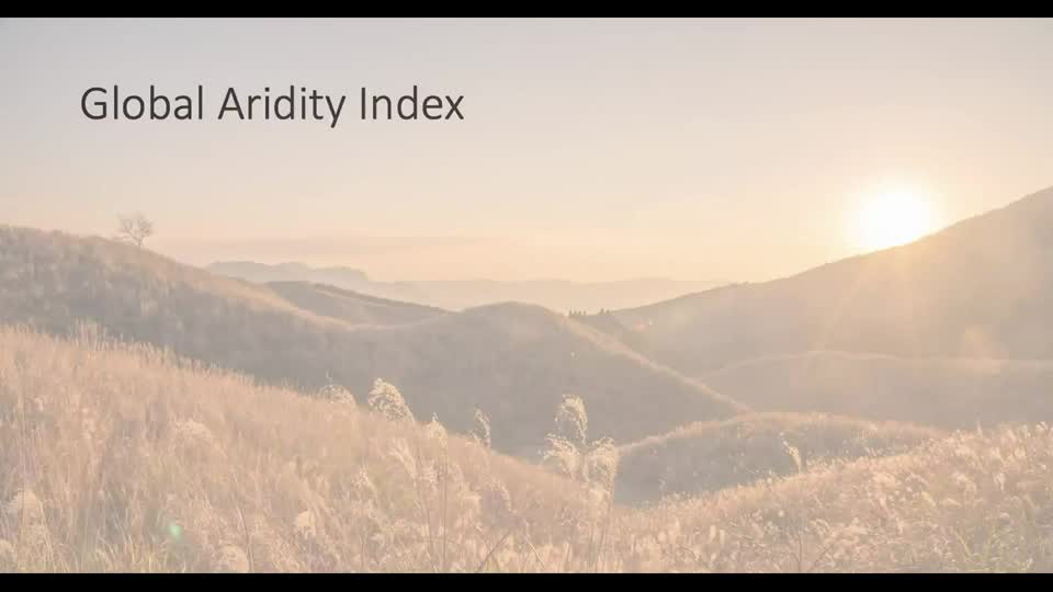 Introduction to Aridity Index