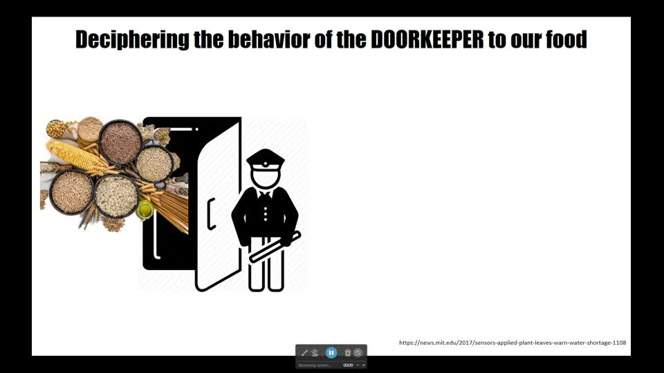 Deciphering the behavior of a DOORKEEPER to our food