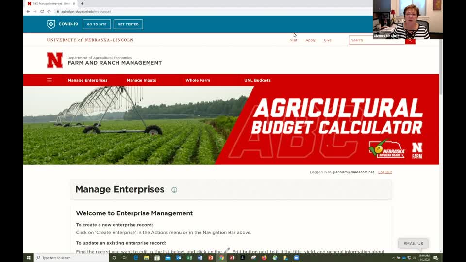 Ag Budget Calculator Tutorial 5: Completing a Crop Enterprise Budget and Viewing Reports