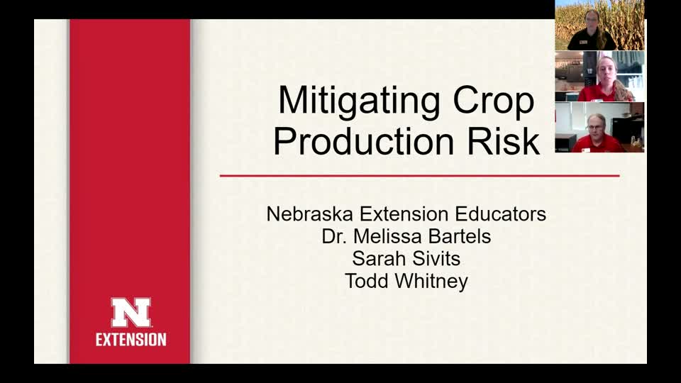 Mitigating Crop Production Risk - Part 1 of 3