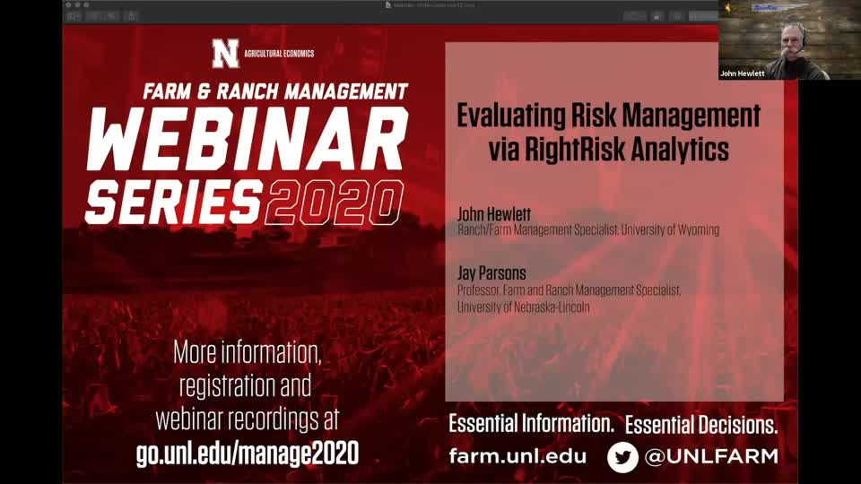 Evaluating Risk Management Alternatives via RightRisk Analytics (Nov. 20, 2020 Webinar)