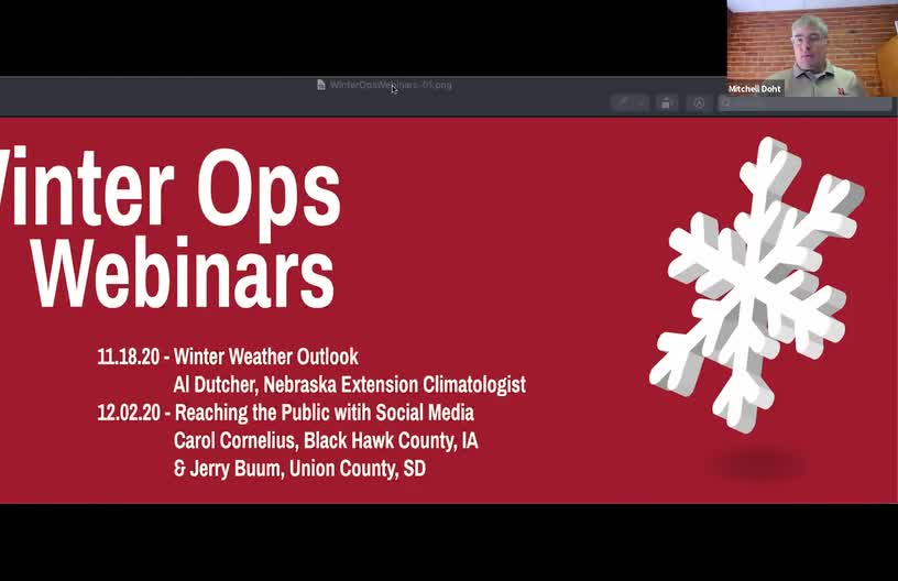 Winter Ops Webinars: Winter Weather Outlook for 2020/2021