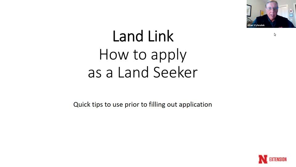 How to Apply as a Land Seeker