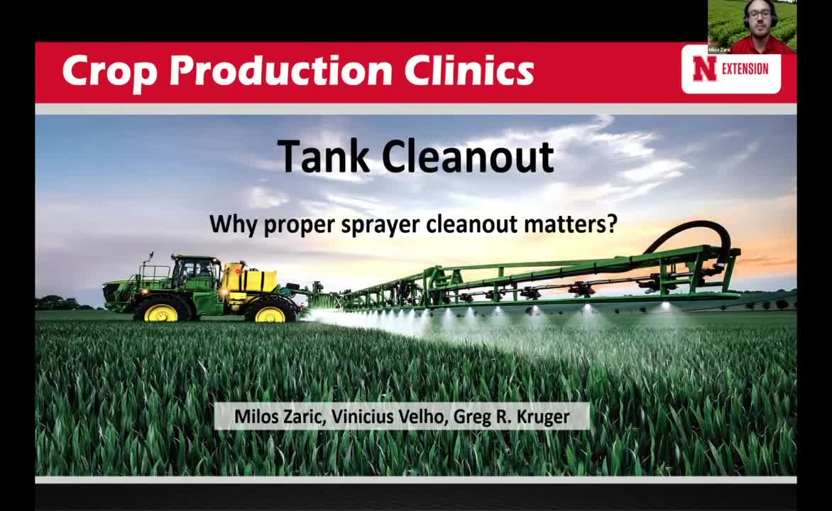 Tank Cleanout - Why proper sprayer cleanout matters