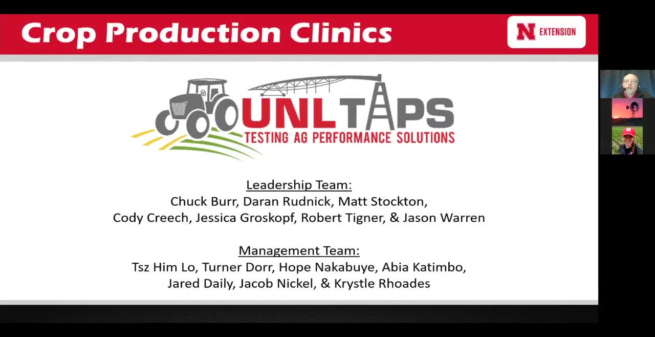 UNL TAPS - Testing Ag Performance Solutions