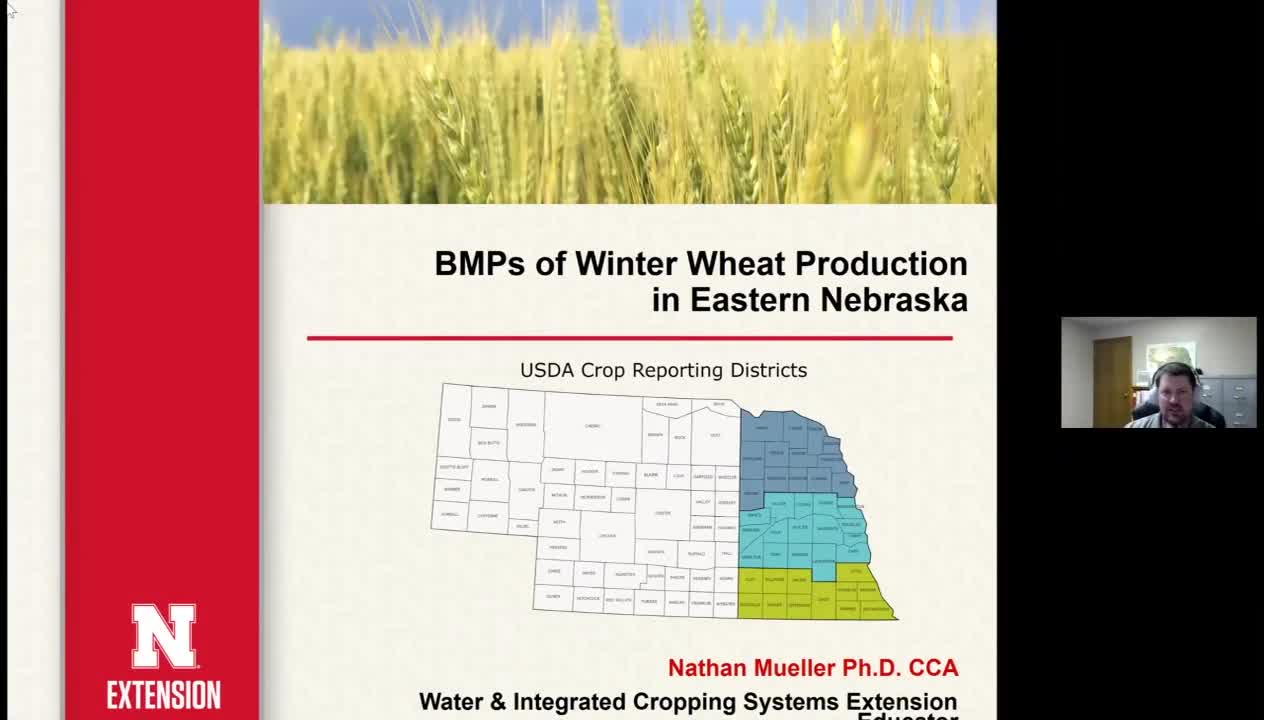 BMPS of Winter Wheat Production in Eastern NE
