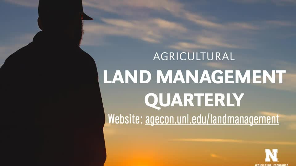 Agricultural Land Management Quarterly - Feb. 15, 2021