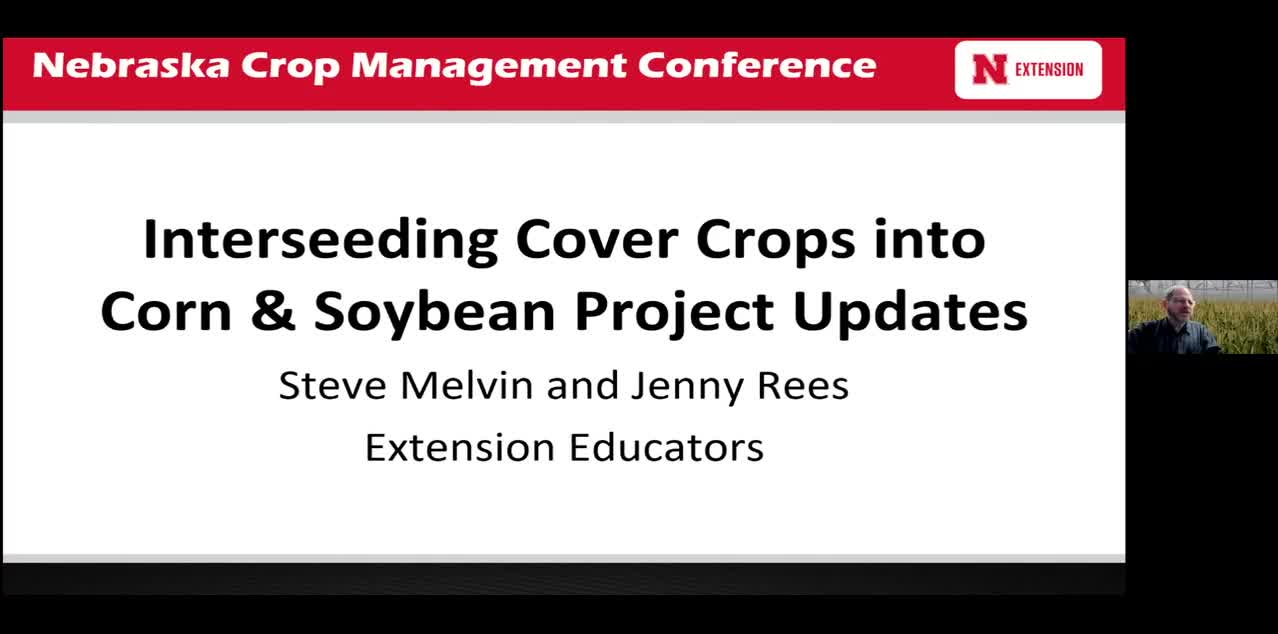 Interseeding Cover Crops into Corn & Soybean Project Updates