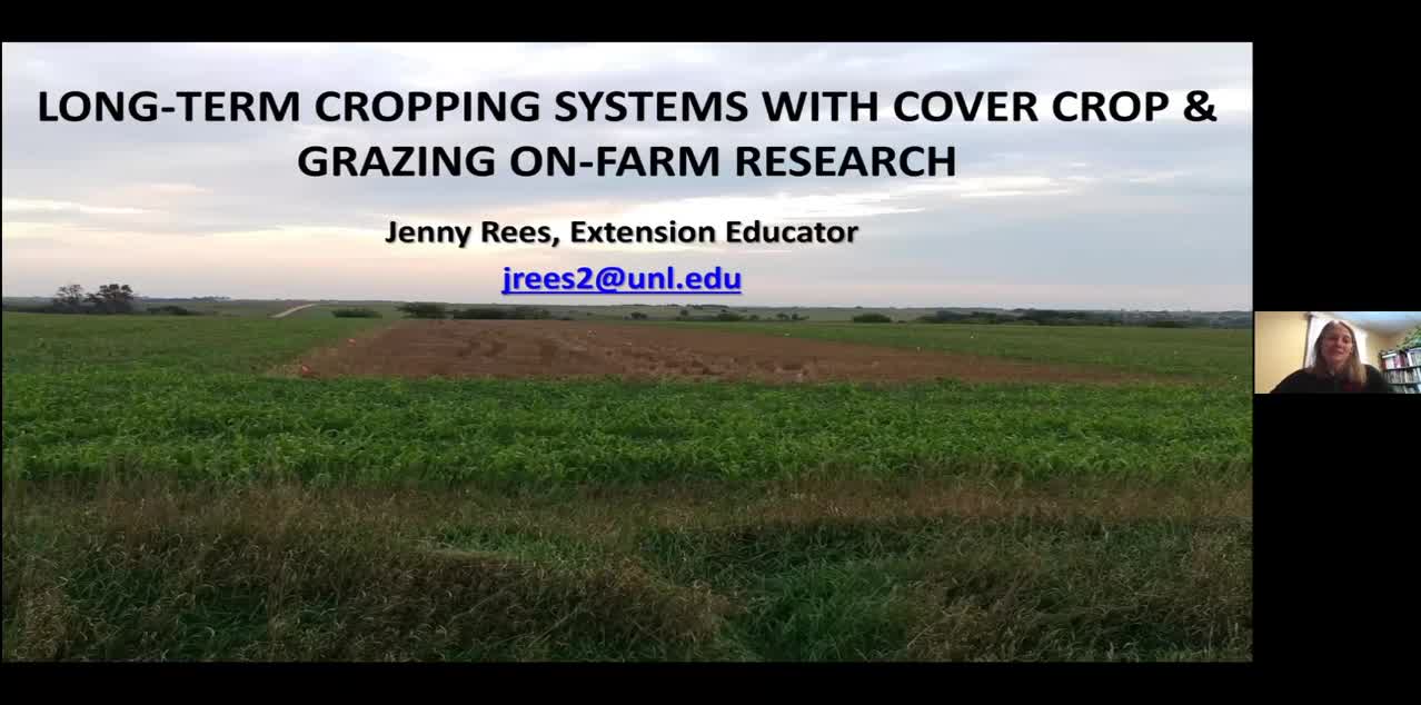 Long-Term Cropping Systems with Cover Crop & Grazing On-Farm Research 