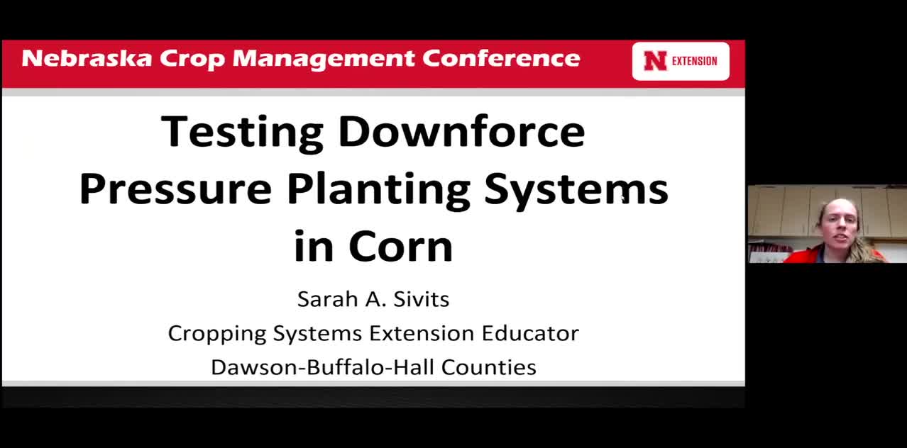 Testing Downforce Pressure Planting Systems in Corn 