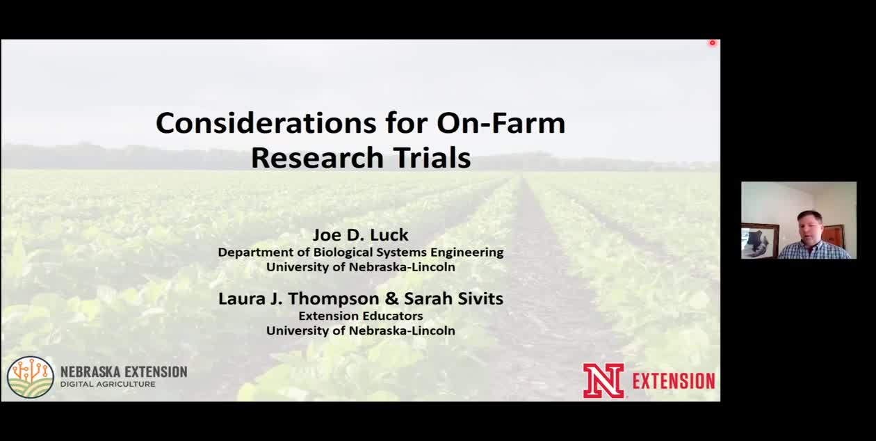 Considerations for On-Farm Research Trials
