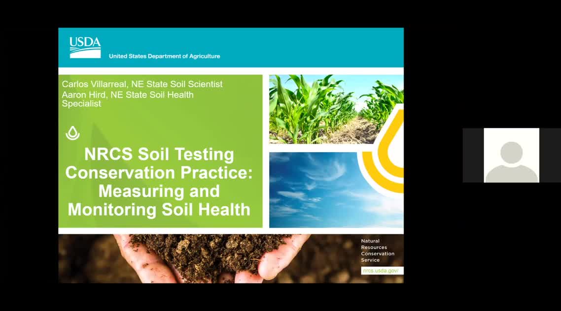 The NRCS Soil Testing Conservation Practice-Measuring and Monitoring Soil Health