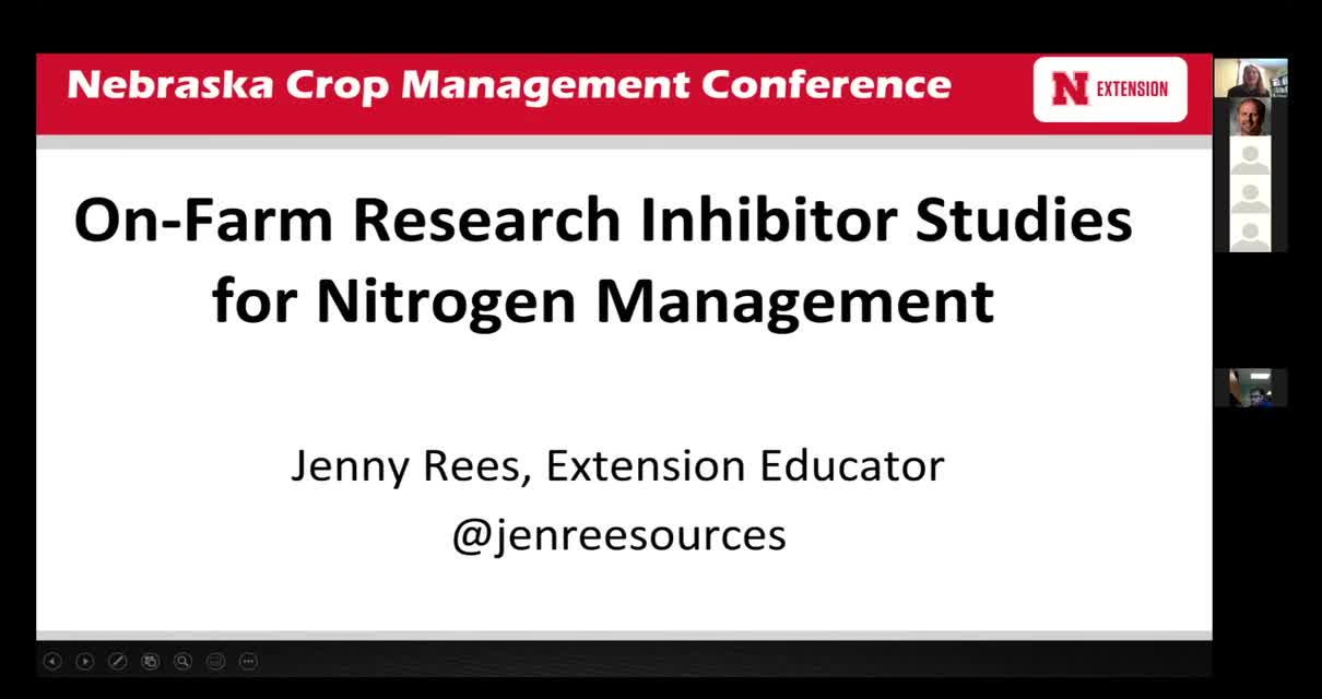 On-Farm Research Inhibitor Studies for Nitrogen Management