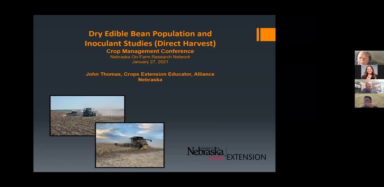 Dry Edible Bean Population and Inoculant Studies 