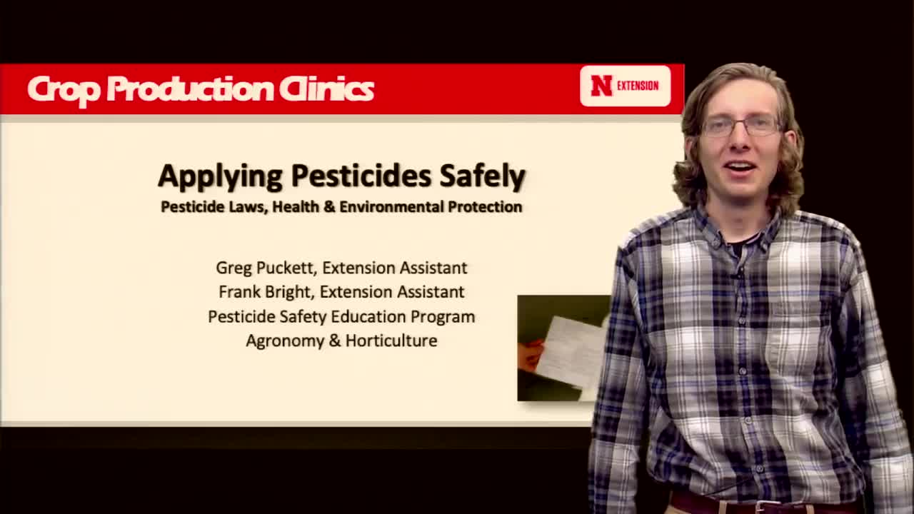Applying Pesticides Safely - Laws & Regulations 