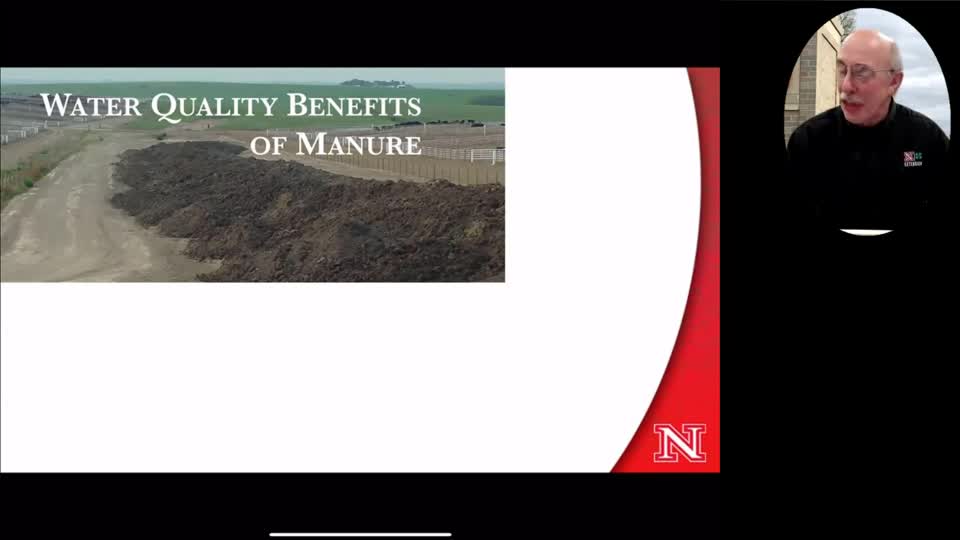 Water Quality Benefits of Manure