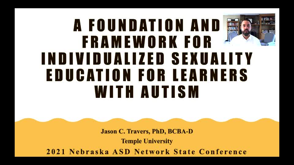 A Foundation and Framework for Providing Sexuality Education to Individuals with Autism